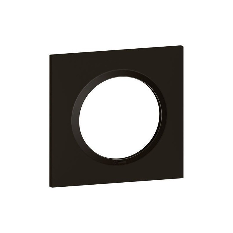 Legrand Plaque 1P noir velour Dooxie