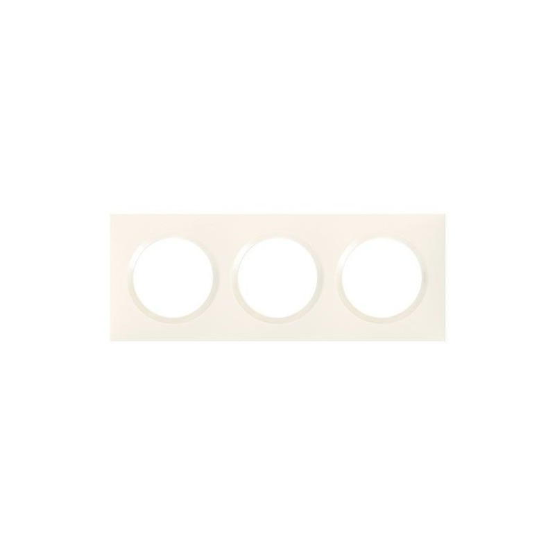 Legrand Plaque 3P blanc Dooxie