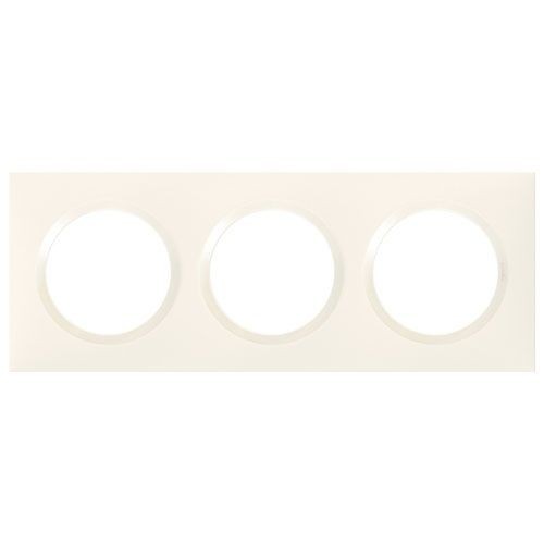 Legrand Plaque 3P blanc Dooxie
