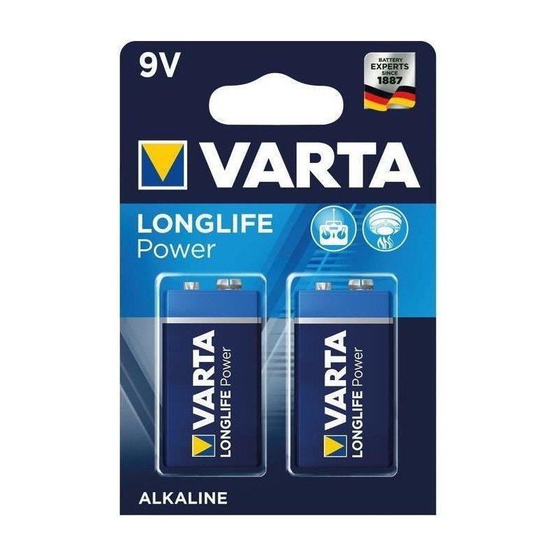 Varta Piles longlife power 6LR61 Blister 2