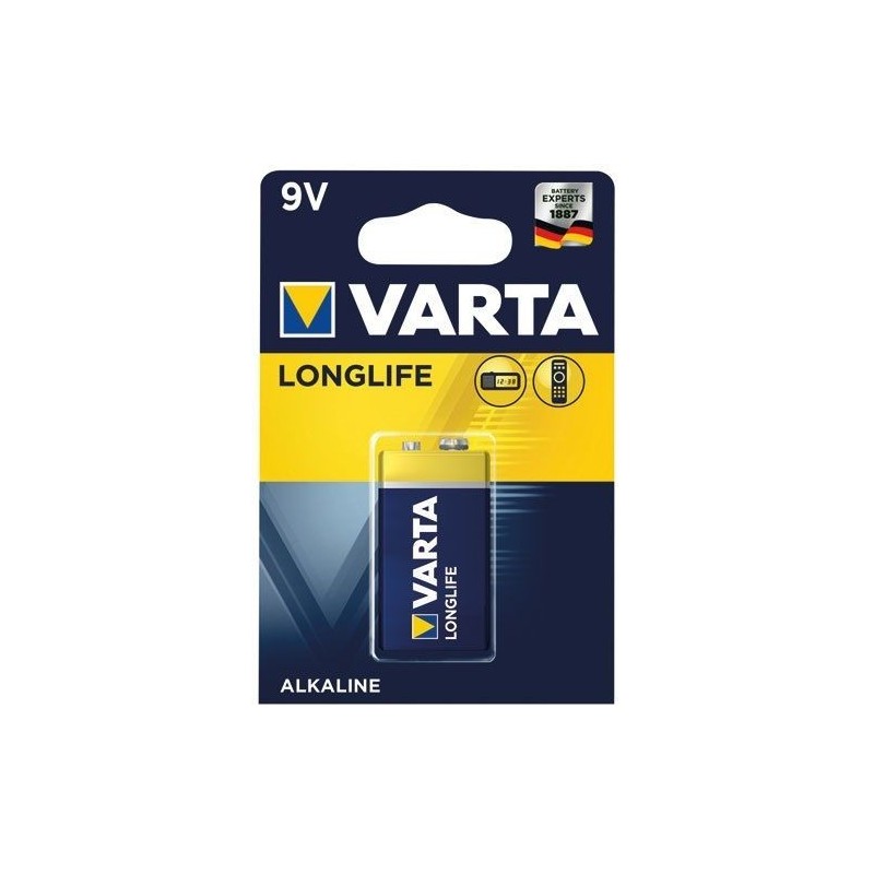 Varta Pile alcal. longlife 6LR61 9V blister de 1