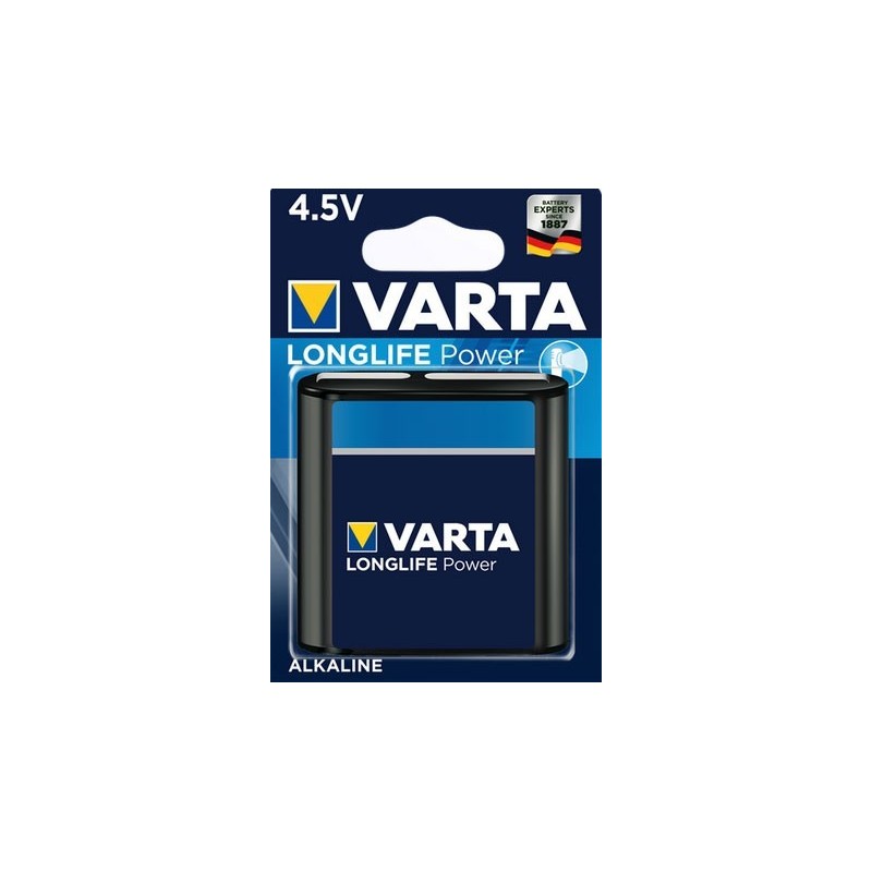 Varta Pile longlife power 3LR12 4.5V BLISTER DE 1