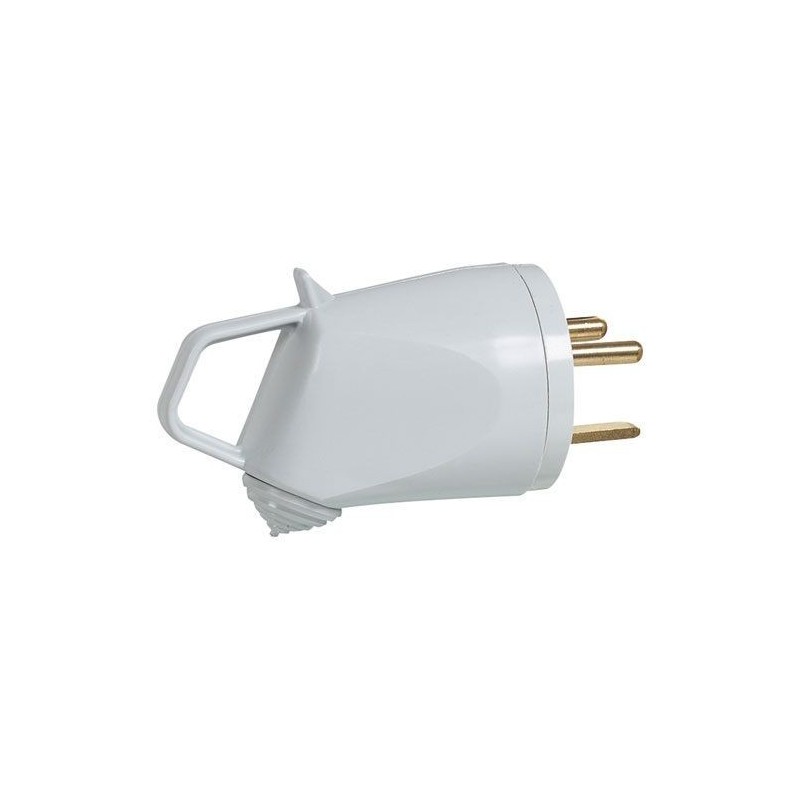 Legrand Fiche mâle 2P+T 20A à anneau gris vrac