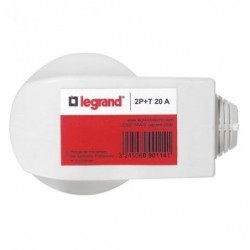Legrand Fiche mâle 2p+t 20A coudé 4600w vrac - Image 2