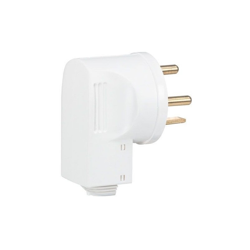 Legrand Fiche mâle 3p+t 20a coudée blanc vrac
