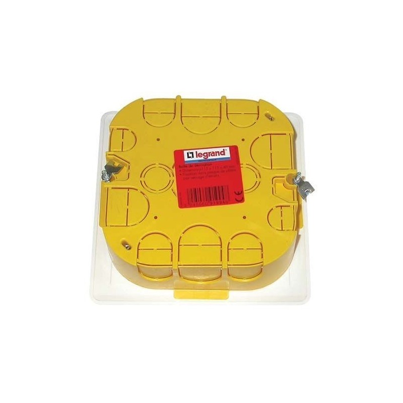 Legrand Boîte dérivation à encastrer 115x115x40 /plaque de plâtre