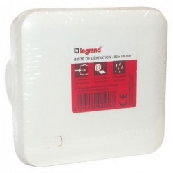 Legrand Boîte dérivation 80x80x45 Plexo blanc 7 embouts vrac - Image 2