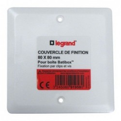 Legrand Couvercle boîte dérivation 80x80 - Image 2