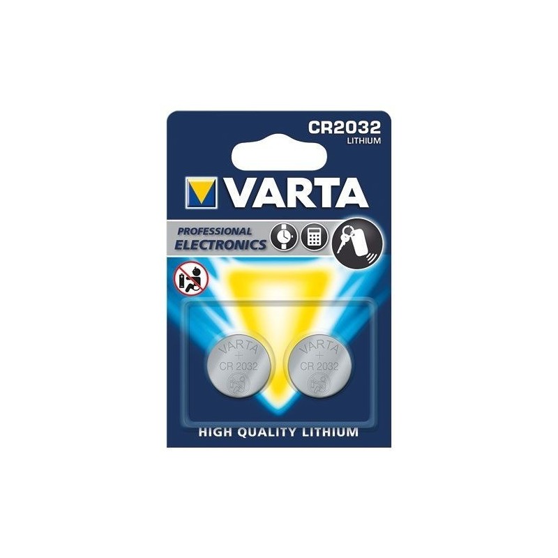 Varta Pile lithium bouton CR2032 blister de 2