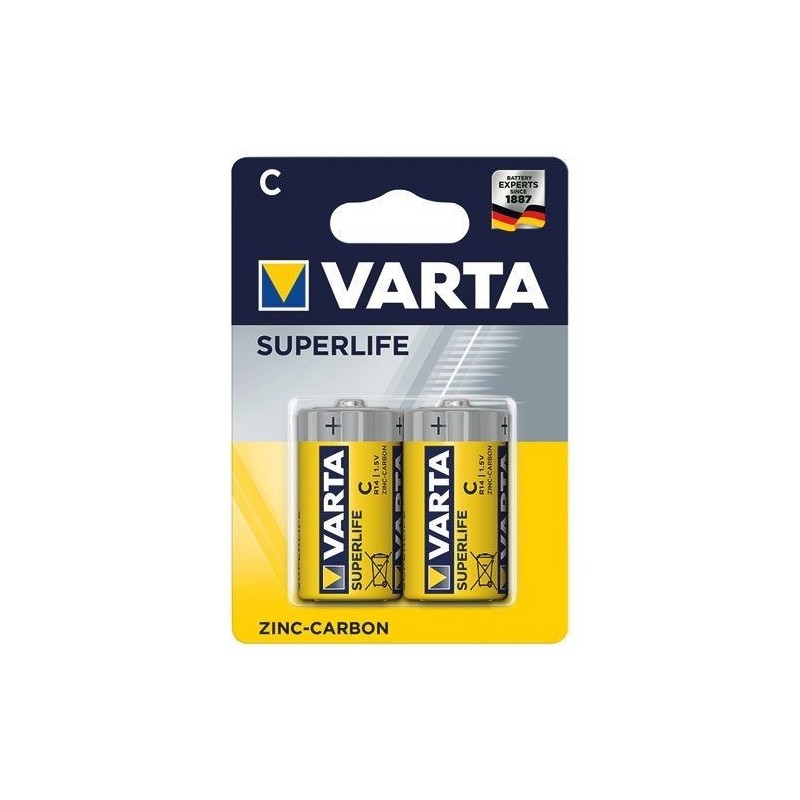 Varta Pile saline R14/C varta blister de 2