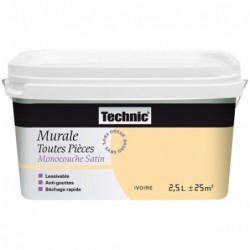 Technic Murale toutes pièces monocouche satin 2.5l taupe - Image 2