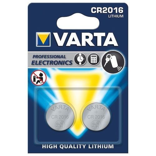 Varta Pile lithium bouton CR2016 blister de 2