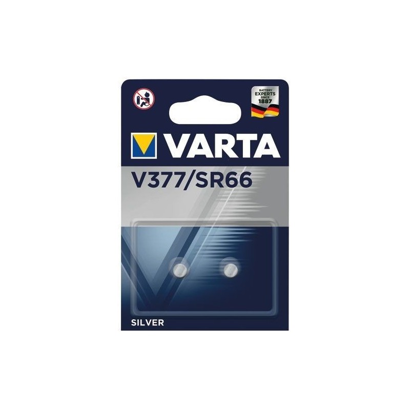Varta Pile montre SR66 V377 x2