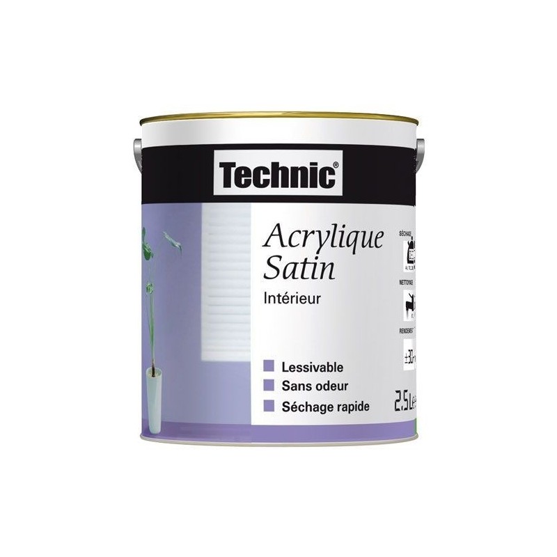 Technic Technic acrylique satin 2.5l rouge brique