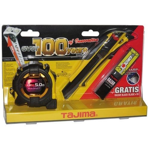 Tajima Mesure 5m + cutter 18mm razar black anniversaire convex