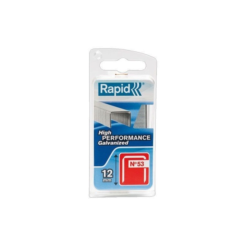 Rapid Agrafe type 53/12mm galva 1080 bl
