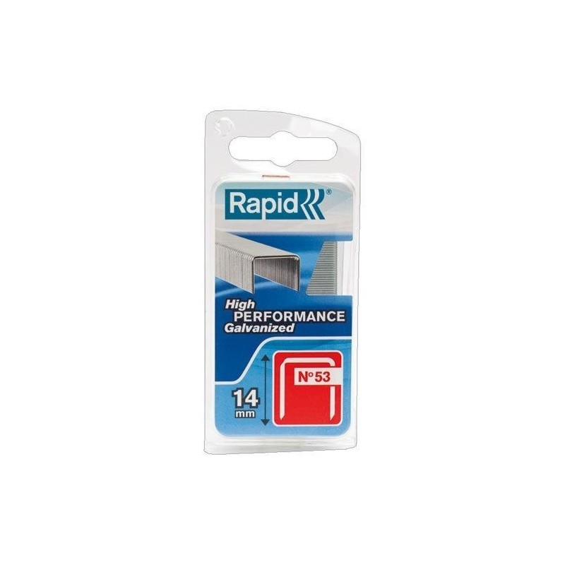 Rapid Agrafe type 53/14mm galva 1080 bl