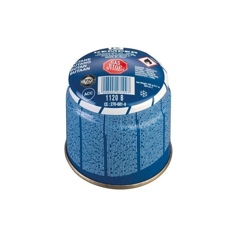 Kemper Cartouche de gaz butane 190g système stop gaz