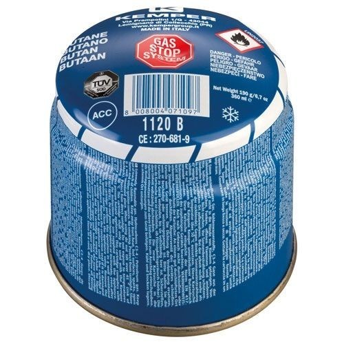 Kemper Cartouche de gaz butane 190g système stop gaz