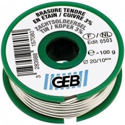 GEB Bobine étain cuivre 3% bobine 100g - Image 2