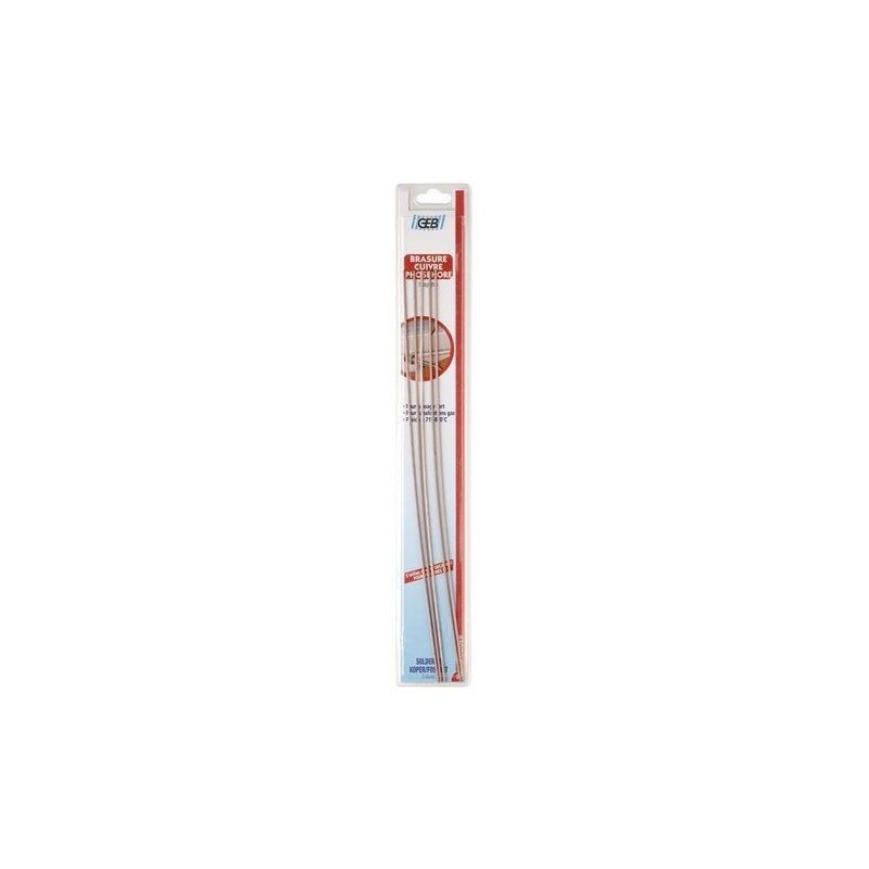 GEB Brasure forte cuivre/phosphore x5