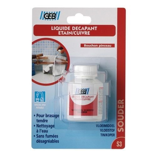 GEB Décapant liquide brasage tendre tube 50ml