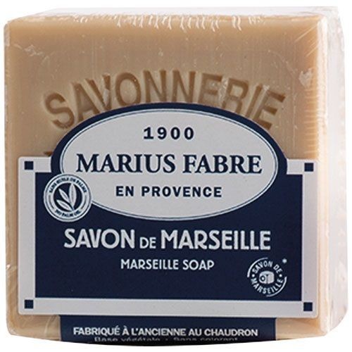 MARIUS FABRE Savon de marseille blanc filmé sans huile de palme 200g