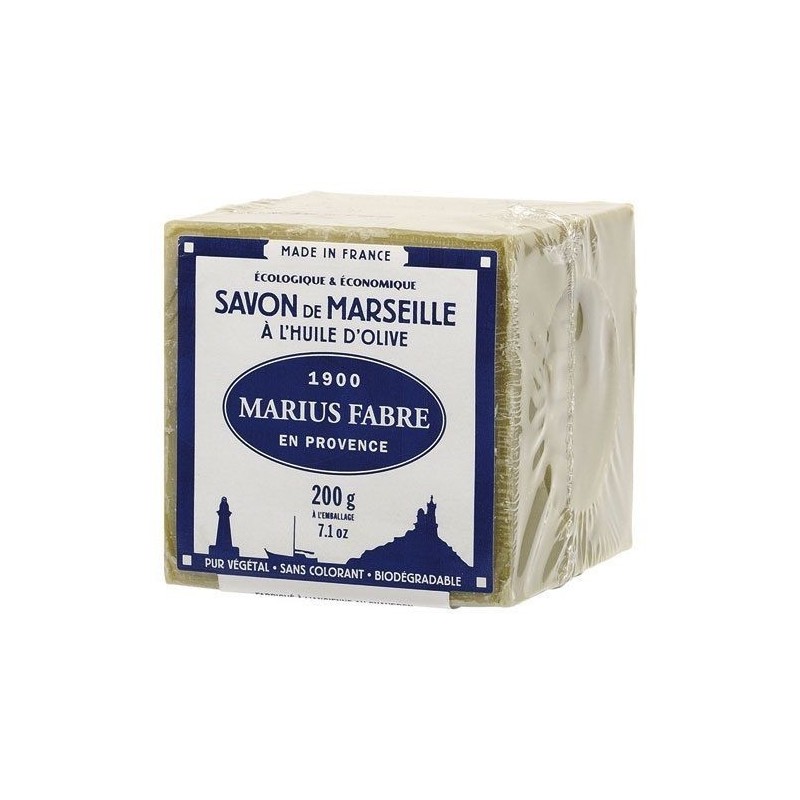 MARIUS FABRE Savon marseille huile olive cube 200g