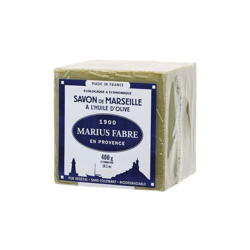 MARIUS FABRE Savon marseille huile olive cube 400g