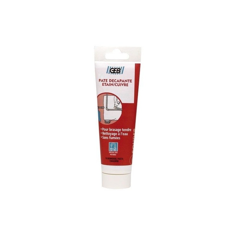 GEB Décapant pâte étain/cuivre tube 125ml