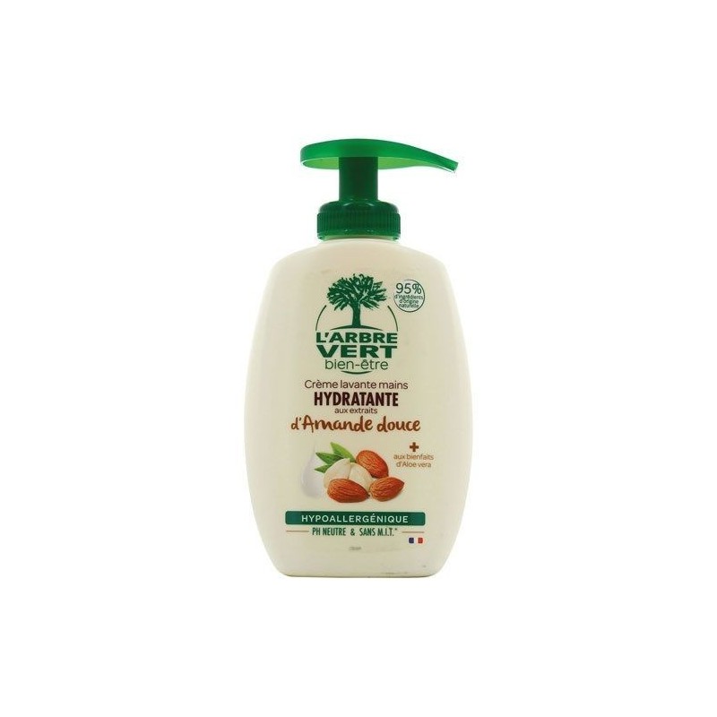 Arbre Vert Bien Etre Arbre vert creme lavante main amande bio pompe 300ml