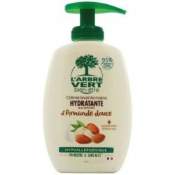 Arbre Vert Bien Etre Arbre vert creme lavante main amande bio pompe 300ml - Image 2