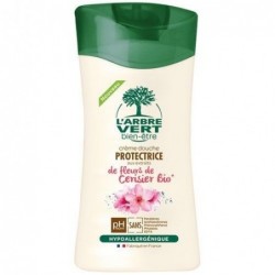 Arbre Vert Bien Etre Arbre vert creme douche fleur de cerisier bio 250ml - Image 2