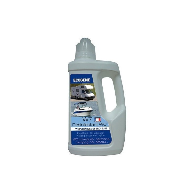 Ecogene W7 liquefiant wc chimiques 1l