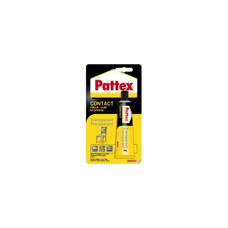Pattex Pattex colle contact transparente blister 50g