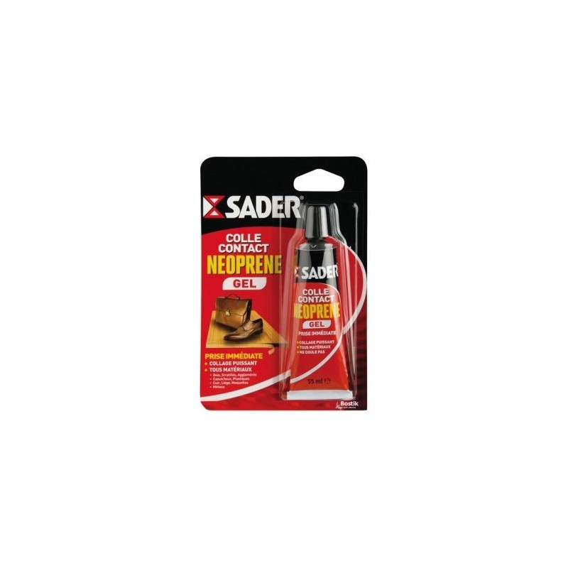 BOSTIK (SADER) Colle contact néoprène gel tube 55ml
