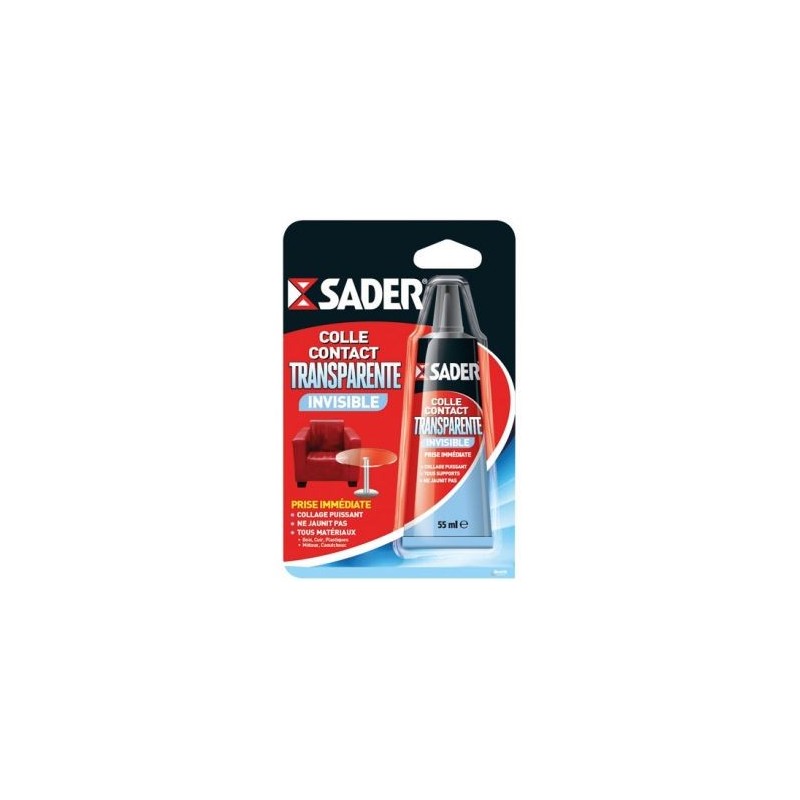 BOSTIK (SADER) Colle contact transparente tube 55ml