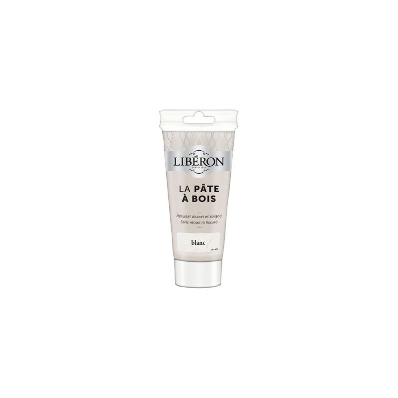 Liberon Pate à bois tube 150g blanc