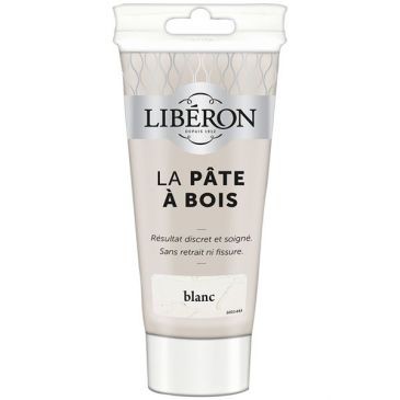 Liberon Pate à bois tube 150g blanc