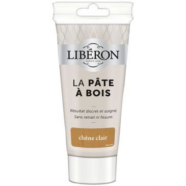 Liberon Pate à bois tube 150g chêne clair