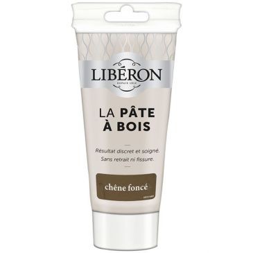 Liberon Pate à bois tube 150g chêne foncé
