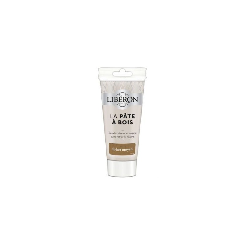 Liberon Pate à bois tube 150g chêne moyen