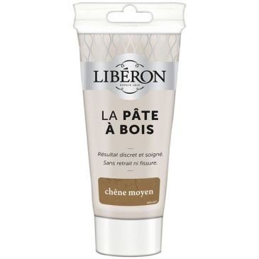 Liberon Pate à bois tube 150g chêne moyen