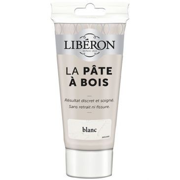 Liberon Pate à bois tube 50g blanc