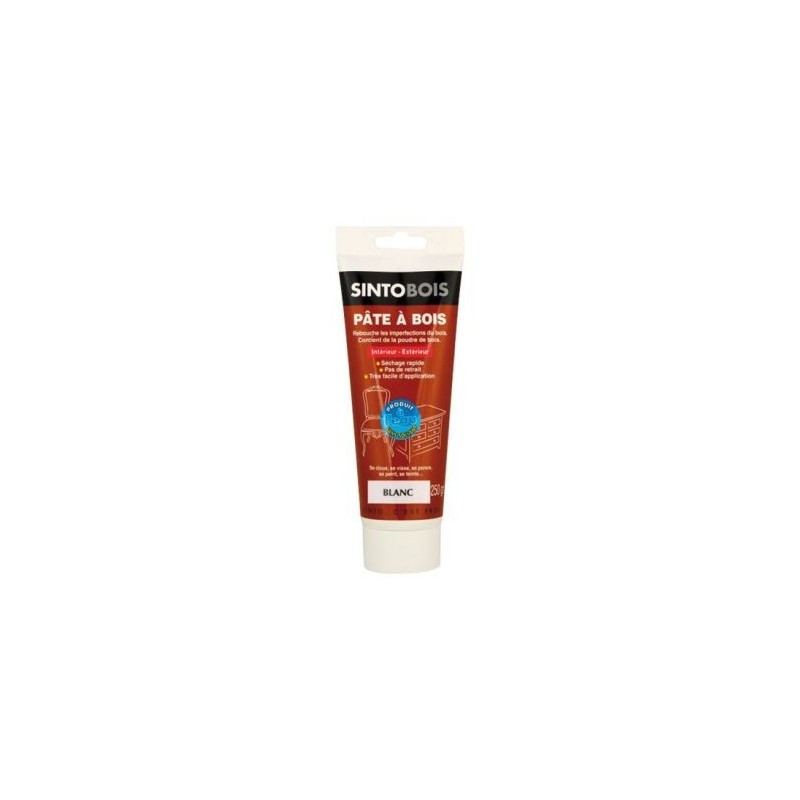 SINTOBOIS Pâte à bois Sintobois à l'eau pâte 250g blanc