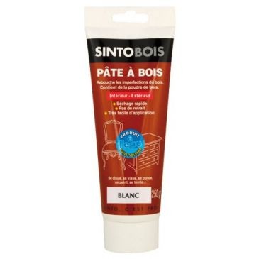 SINTOBOIS Pâte à bois Sintobois à l'eau pâte 250g blanc