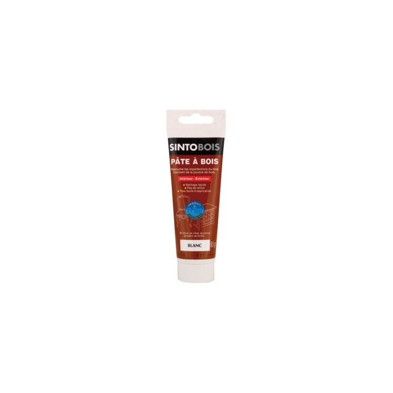 SINTOBOIS Pâte à bois Sintobois à l'eau pâte 80g blanc