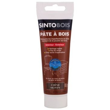 SINTOBOIS Pâte à bois Sintobois à l'eau pâte 80g chêne moyen