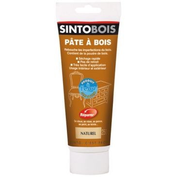 SINTOBOIS Pâte à bois Sintobois à l'eau pâte 80g naturel
