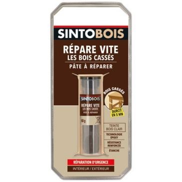 SINTO Sintobois repare vite bois casses 35g bois clair
